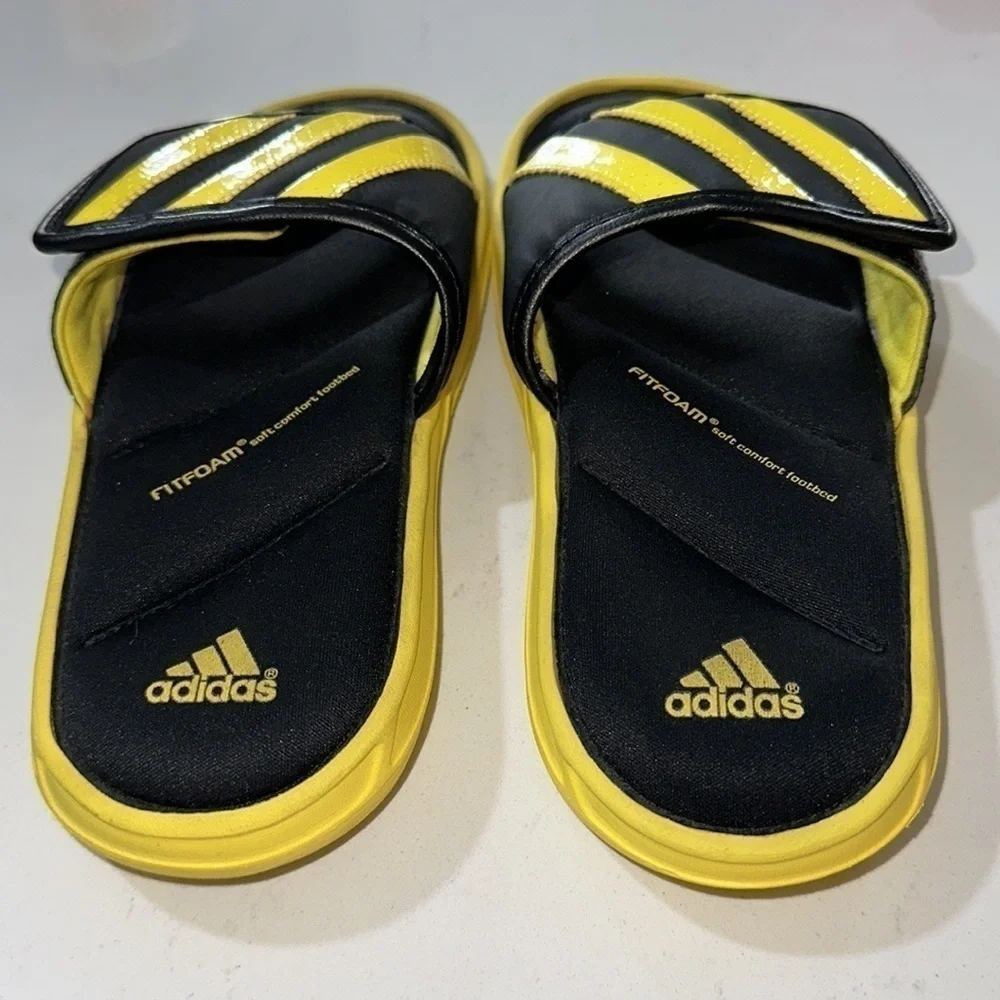 Adidas Fit Foam Slip-On Sandals - EUC